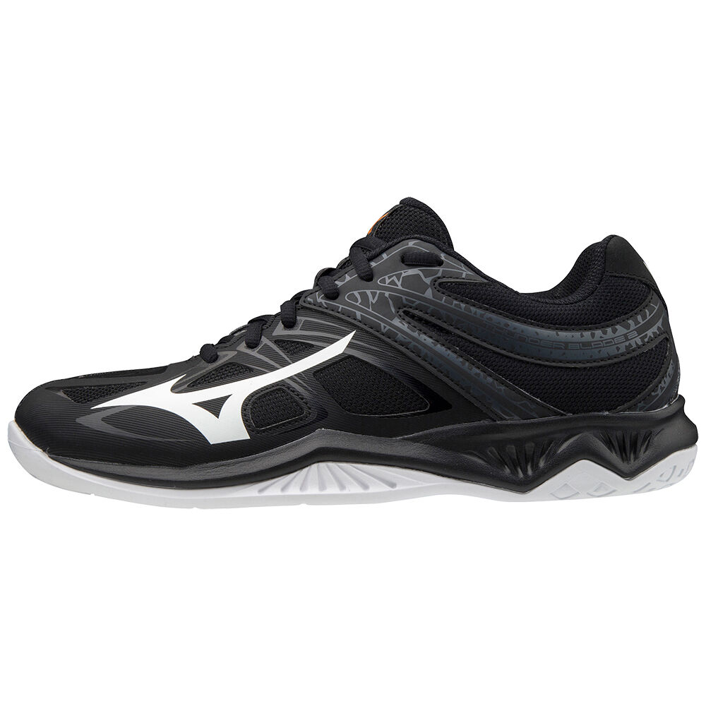 Sapatilhas Voleibol Mizuno Thunder Blade 2 - Homem - Pretas/Branco - HZYNJ2915